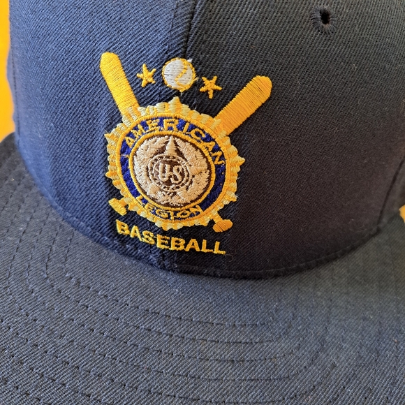 NEW Vintage American Legion Baseball Cap Snap Back DELONG USA Made Medium-Large - Picture 2 of 9